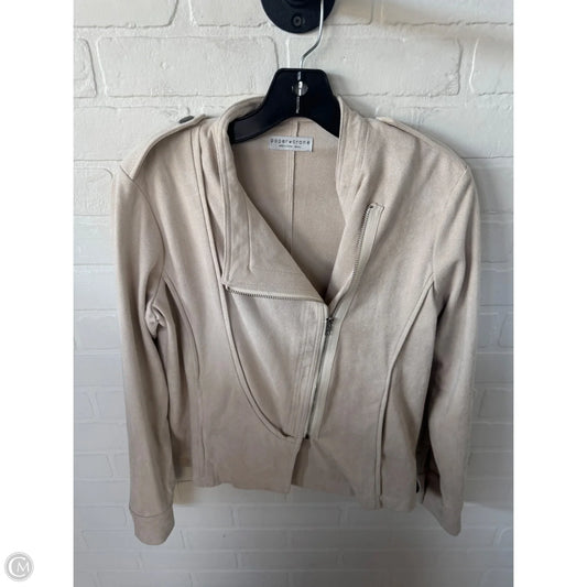 Jacket Moto By Paper Crane In Tan, Size: S