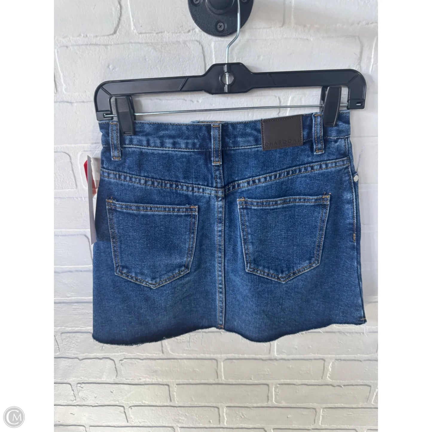 Skirt Mini & Short By Clothes Mentor In Blue Denim, Size: 4