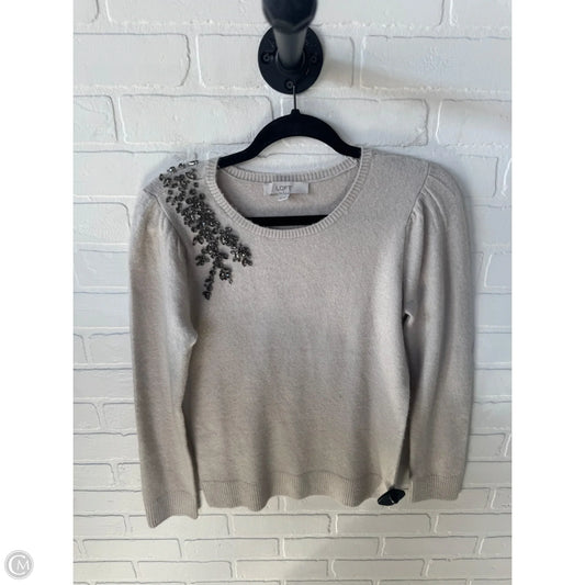 Sweater By Loft In Grey, Size: Xs