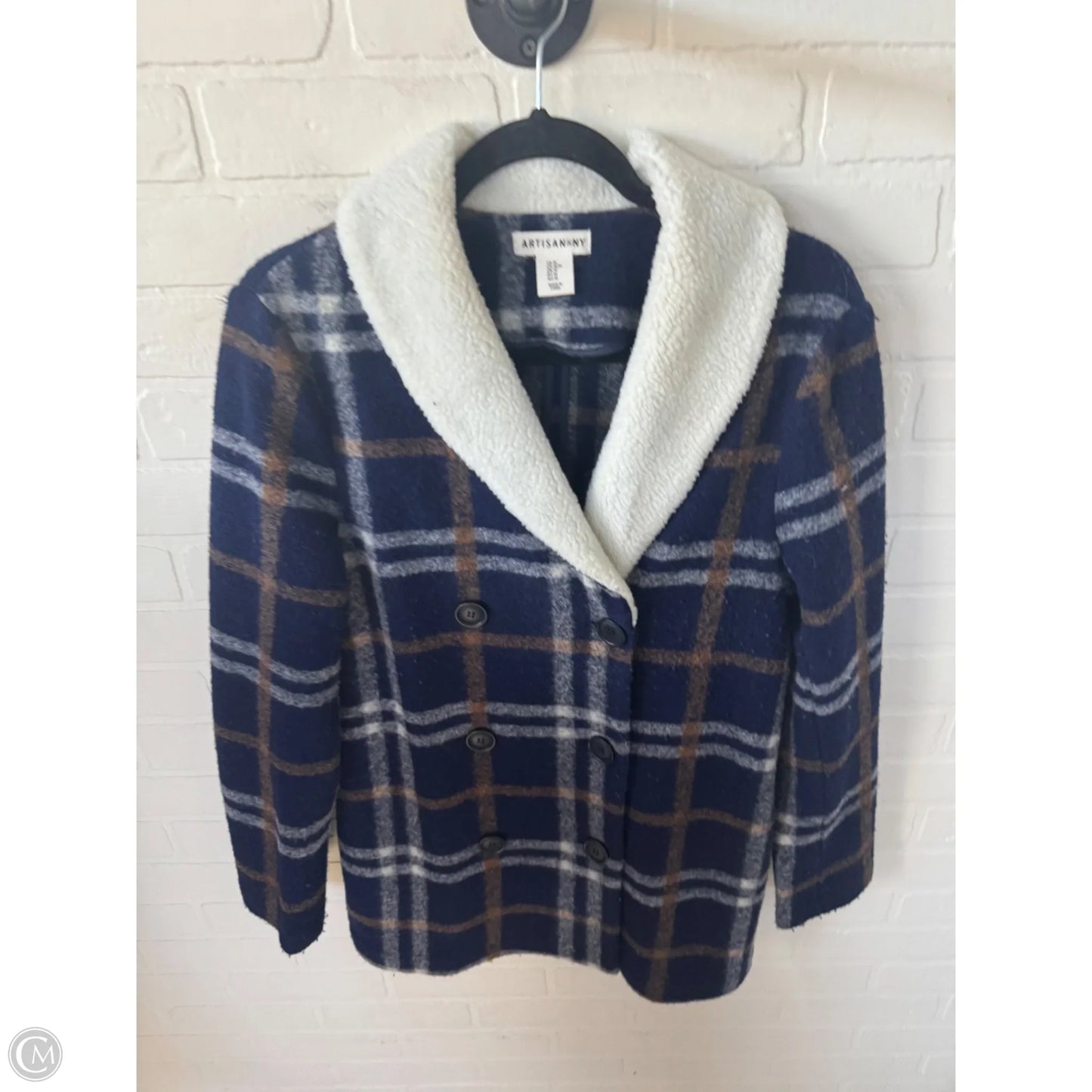 Jacket Other By Artisan Ny In Blue & Brown, Size: M