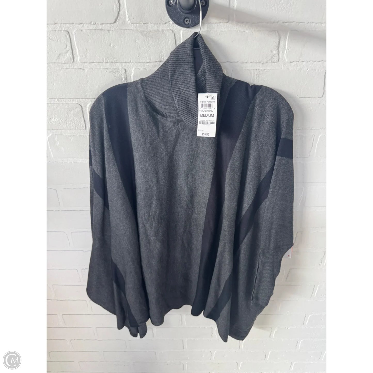 Sweater By Alfani In Black & Grey, Size: M