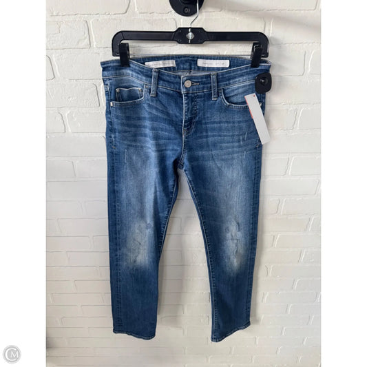 Jeans Straight By Pilcro In Blue Denim, Size: 6
