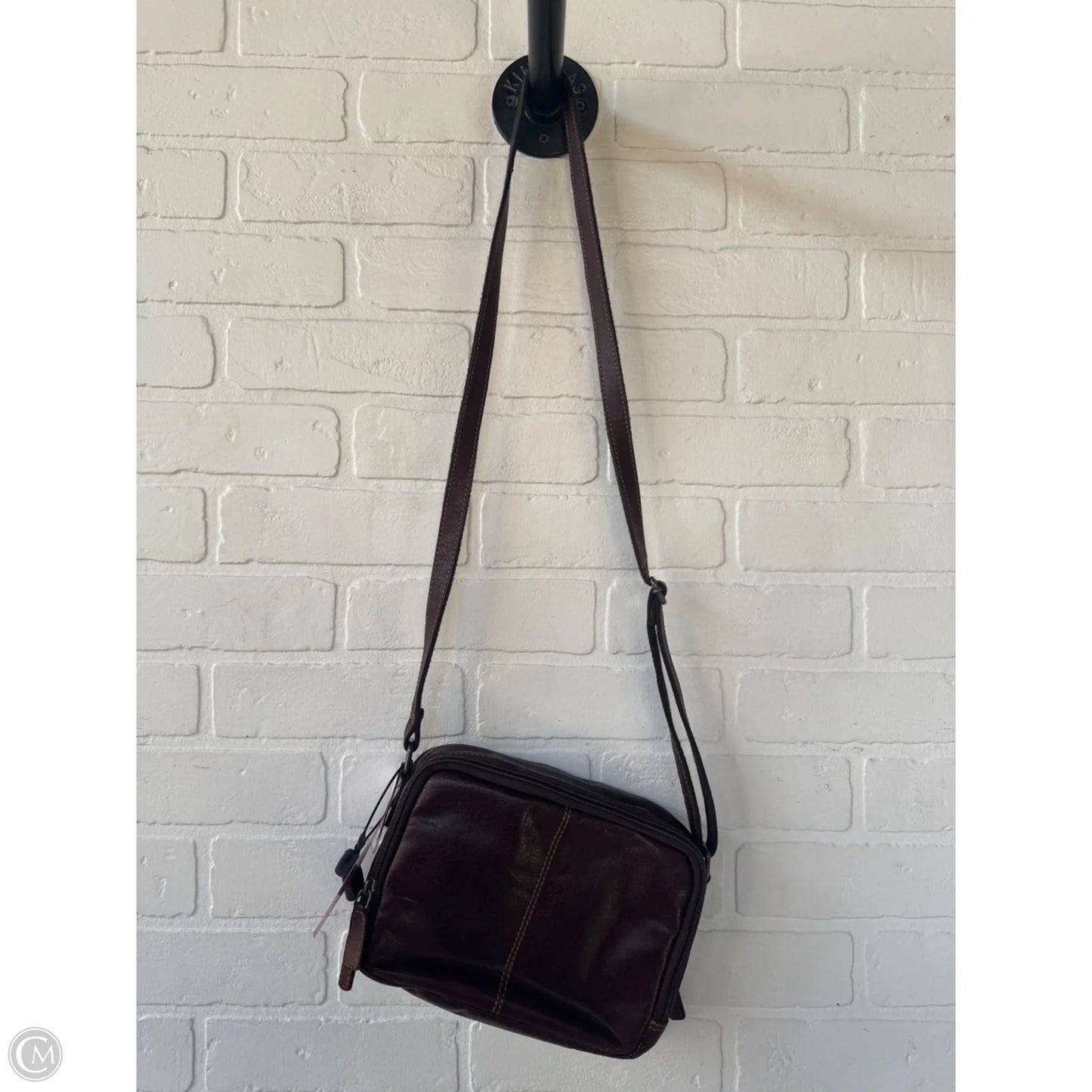 Crossbody Leather By Cmb, Size: Medium