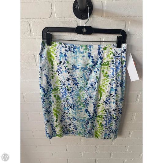 Skirt Mini & Short By Ann Taylor In Blue & Green, Size: 6