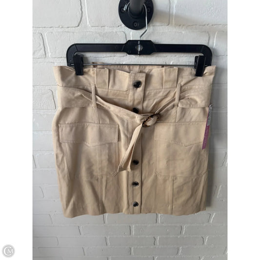 Skirt Mini & Short By Banana Republic In Tan, Size: 10