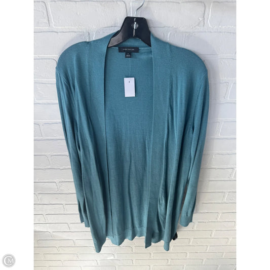 Sweater Cardigan By Ann Taylor In Blue, Size: M