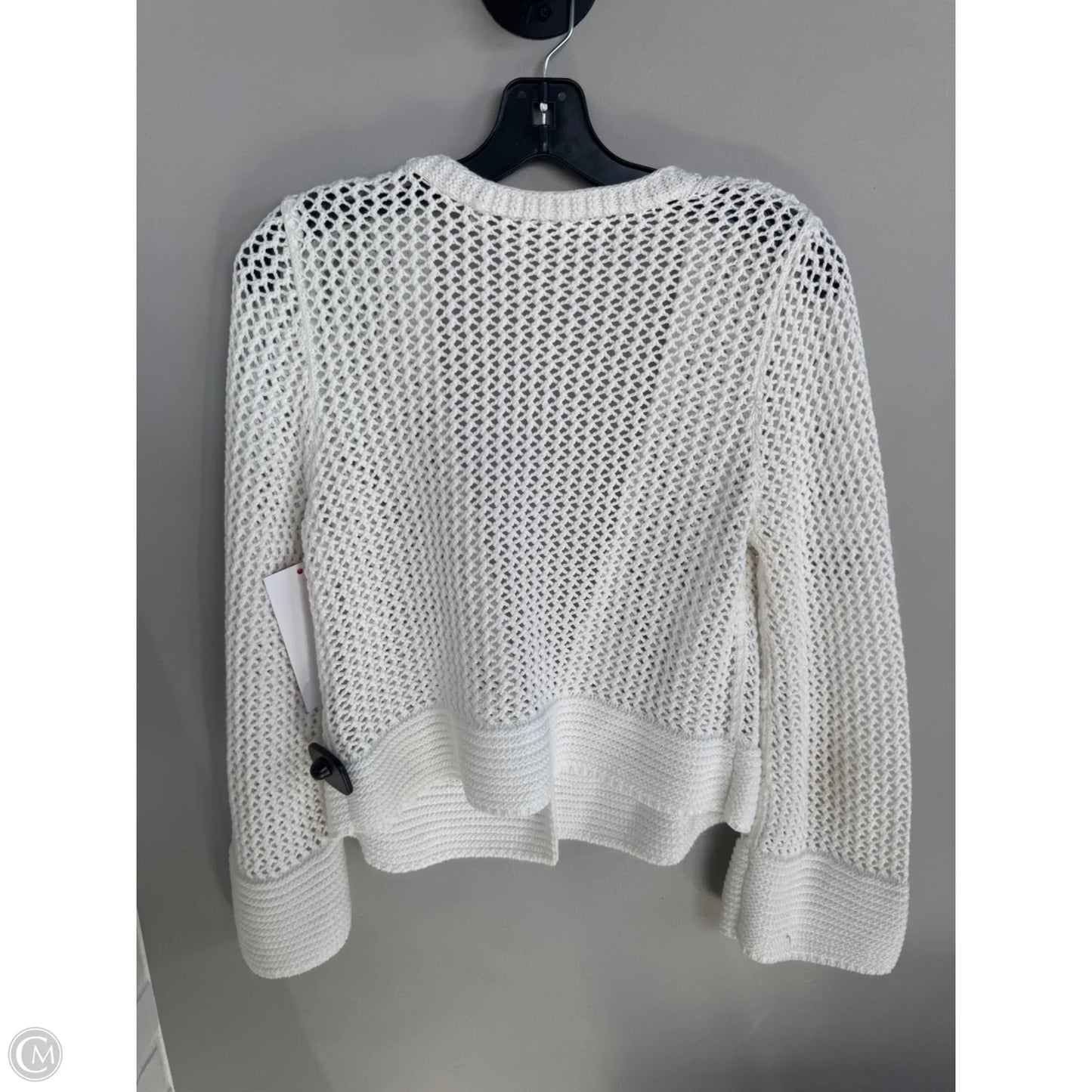 Sweater Cardigan By Soft Surroundings In White, Size: S