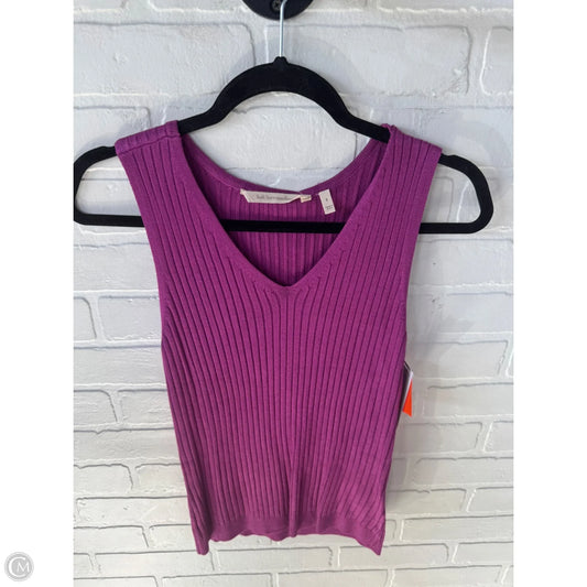 Vest Sweater By Soft Surroundings In Purple, Size: S