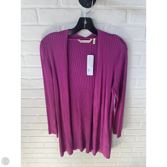 Sweater Cardigan By Soft Surroundings In Purple, Size: S