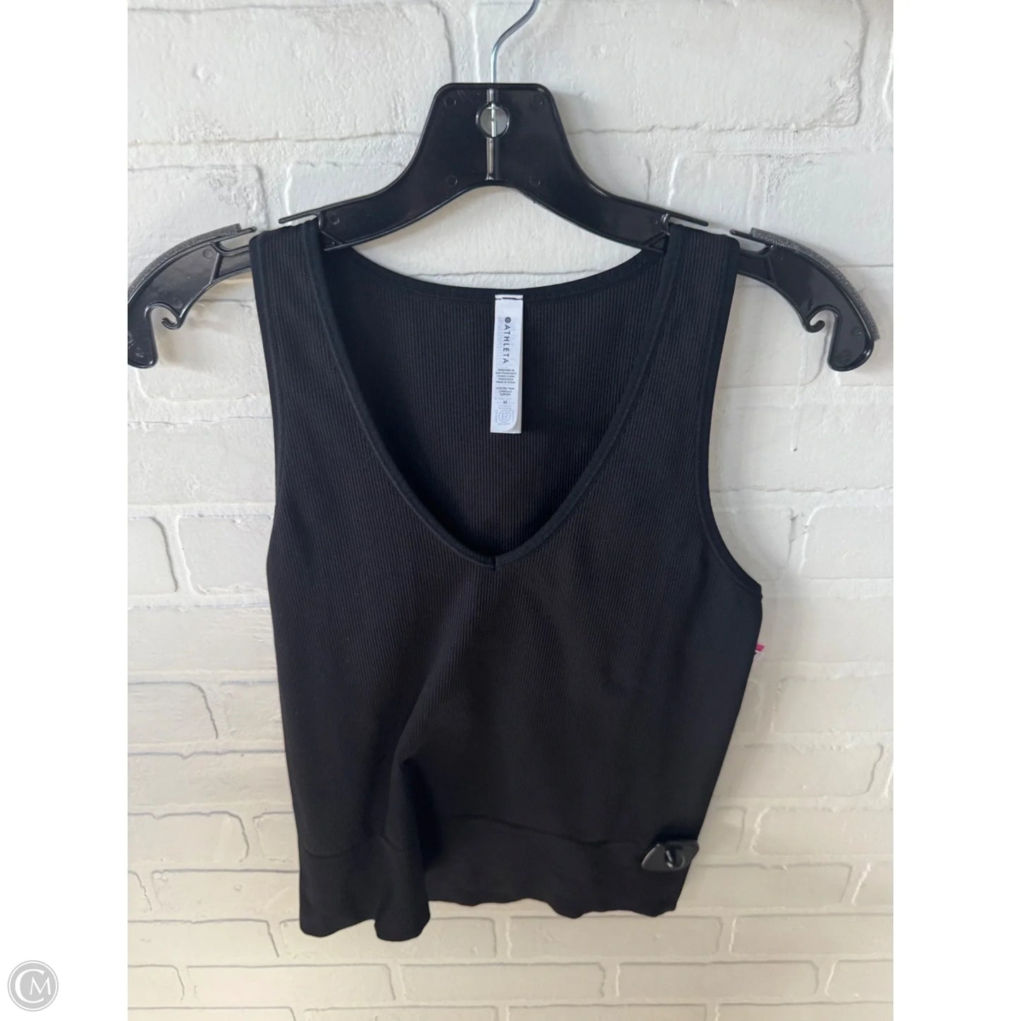 Athletic Tank Top By Athleta In Black, Size: M