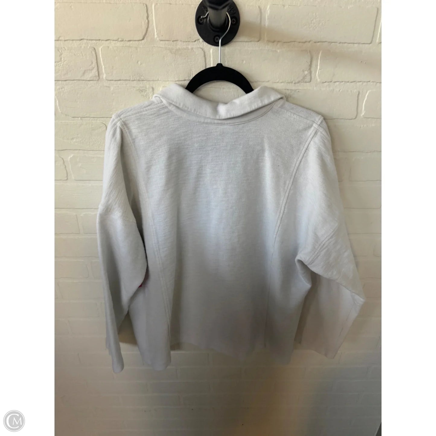 Sweatshirt Collar By Pure Jill In White, Size: 2x