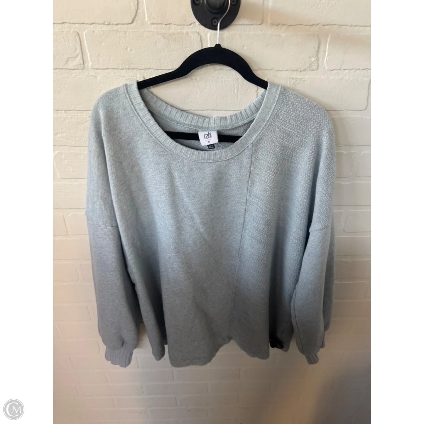 Sweatshirt Crewneck By Cabi In Blue, Size: Xl