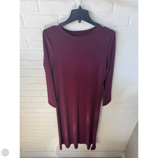 Dress Casual Maxi By Chicos In Red, Size: M