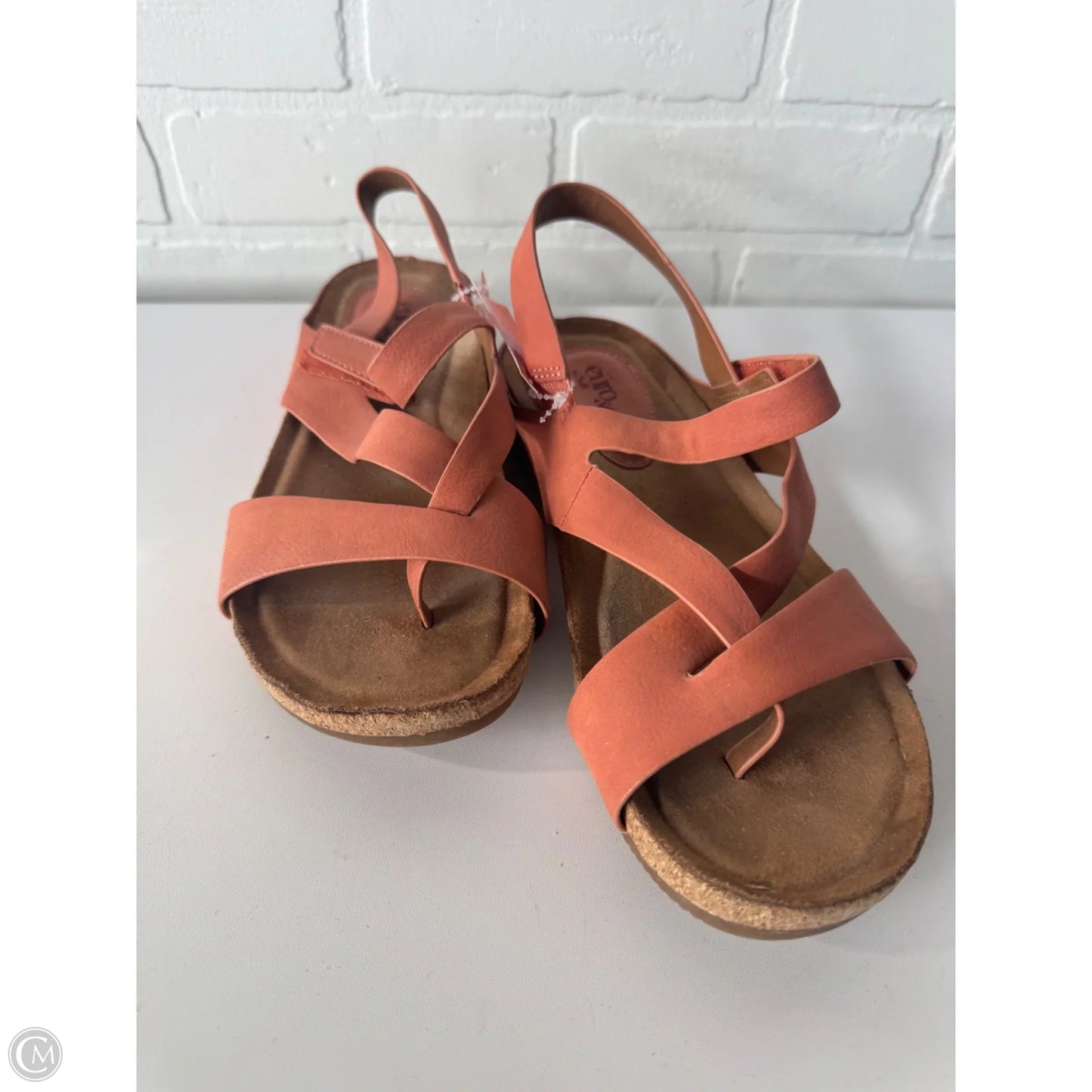 Sandals Flats By Sofft In Orange, Size: 8