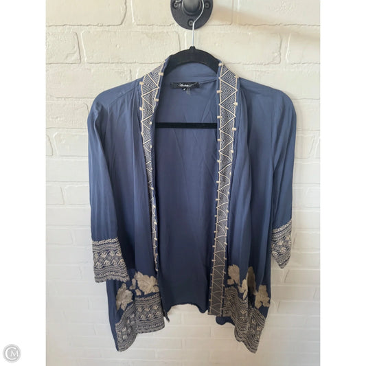 Kimono By Andree By Unit In Blue & Tan, Size: L