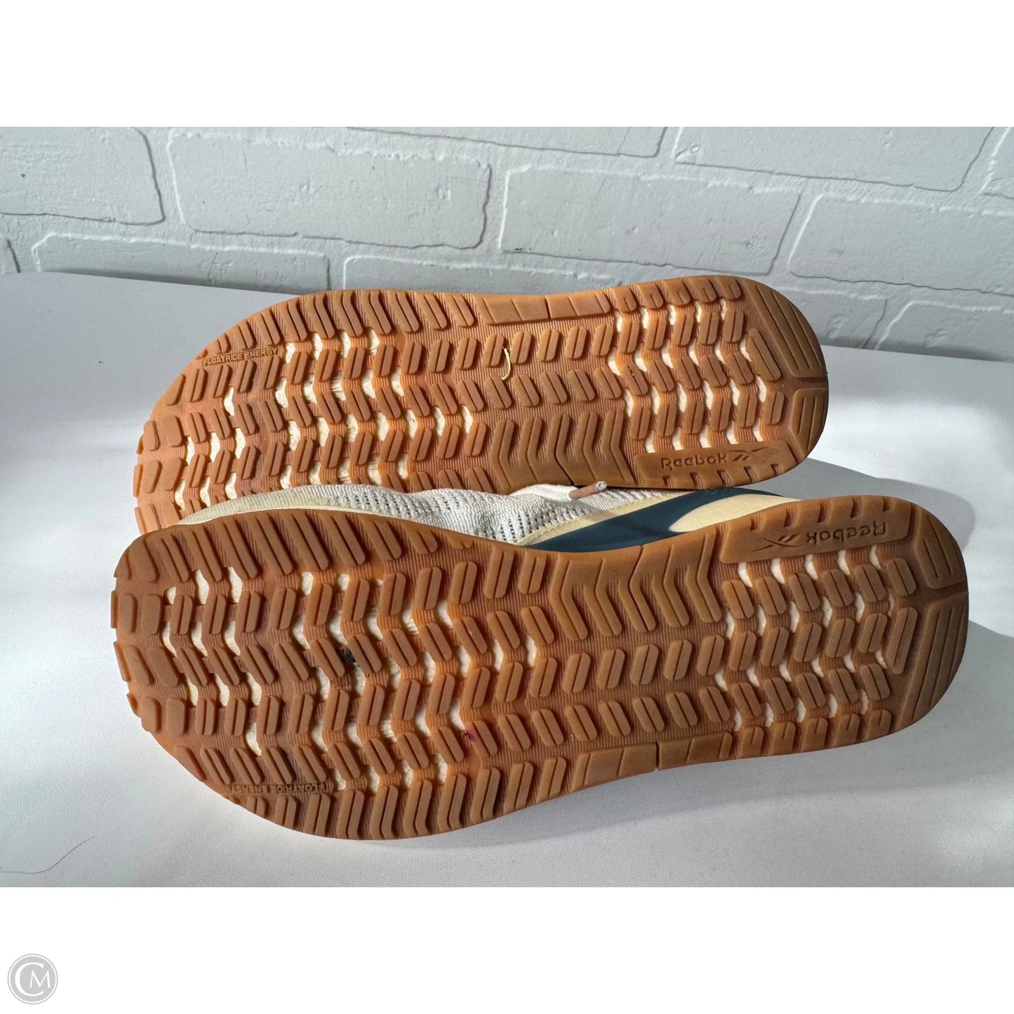 Shoes Athletic By Reebok In Blue & Tan, Size: 7.5