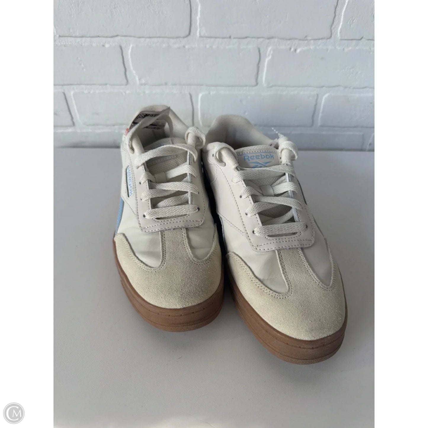 Shoes Sneakers By Reebok In Blue & Cream, Size: 8.5