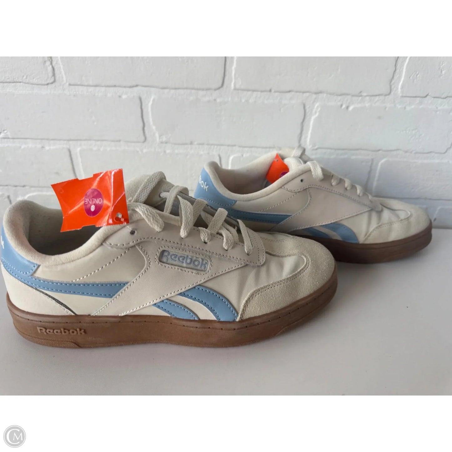 Shoes Sneakers By Reebok In Blue & Cream, Size: 8.5