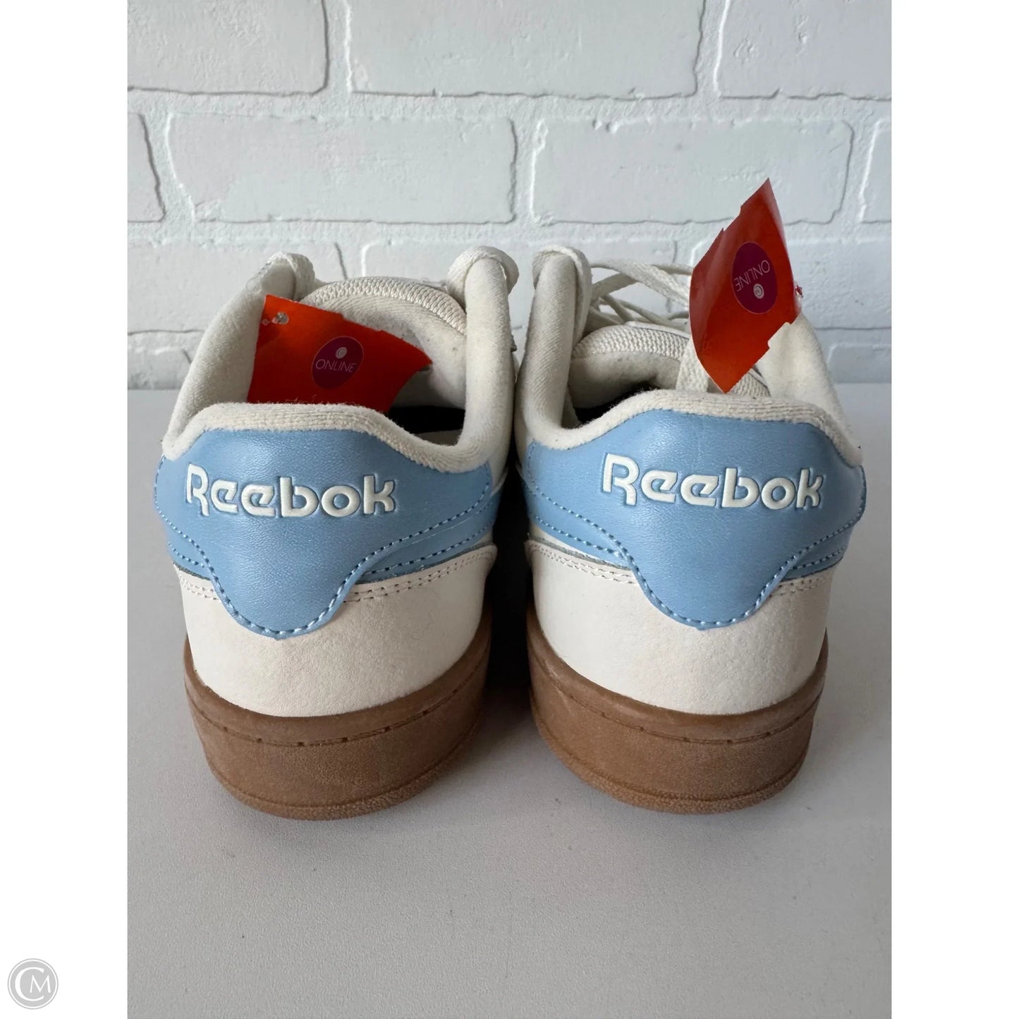 Shoes Sneakers By Reebok In Blue & Cream, Size: 8.5