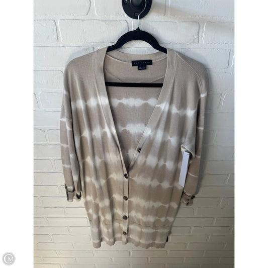 Sweater Cardigan By Sanctuary In Tan & White, Size: S