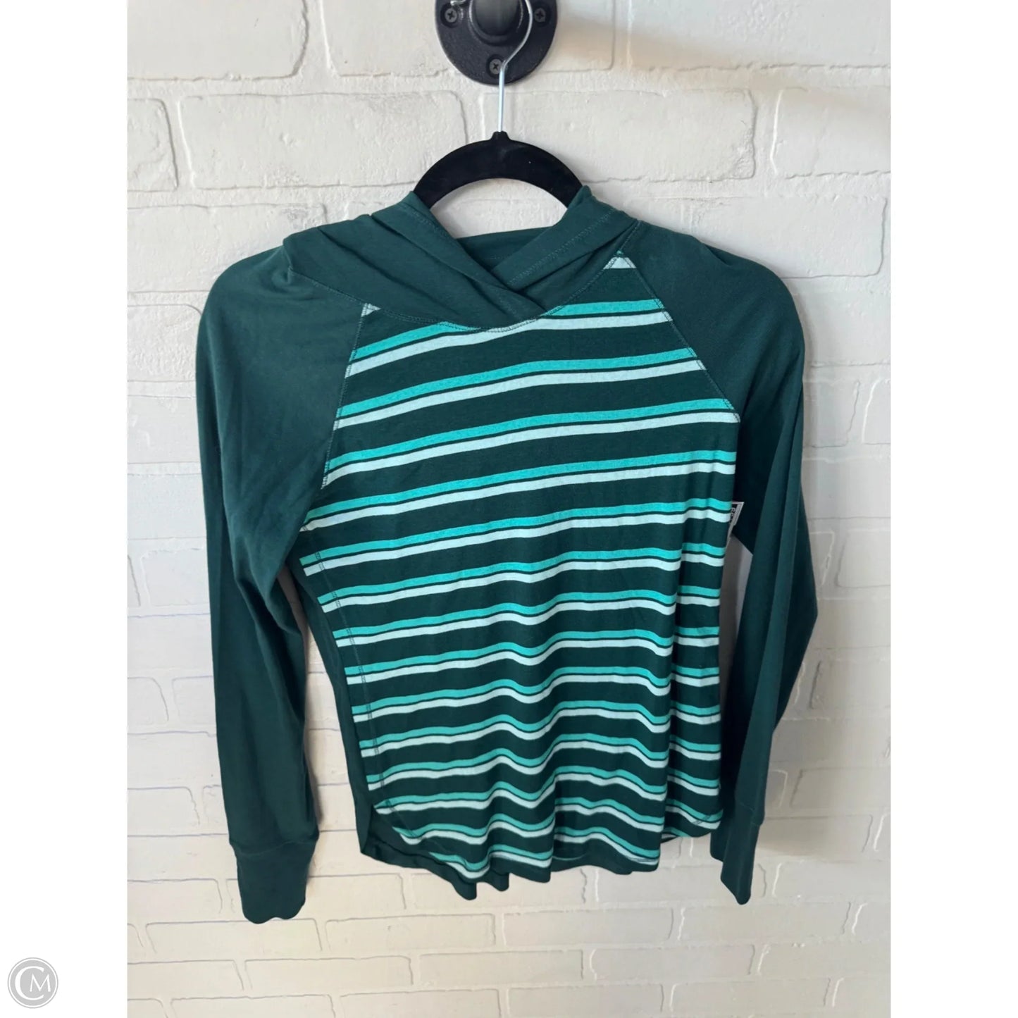 Top Long Sleeve By Eddie Bauer In Green, Size: S