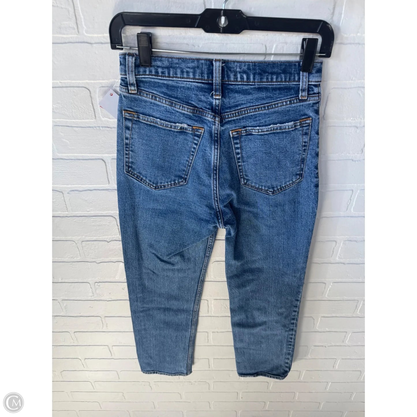 Jeans Straight By Abercrombie And Fitch In Blue Denim, Size: 2