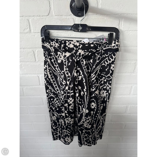 Skirt Mini & Short By Loft In Black & Tan, Size: 0p