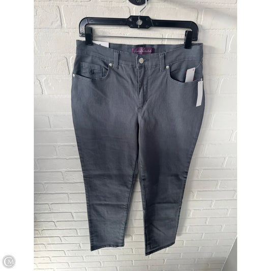 Jeans Straight By Gloria Vanderbilt In Grey Denim, Size: 8