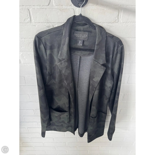 Blazer By Rachel Zoe In Camouflage Print, Size: L