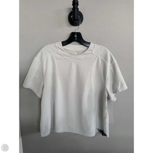 Athletic Top Short Sleeve By Lululemon In Green, Size: S