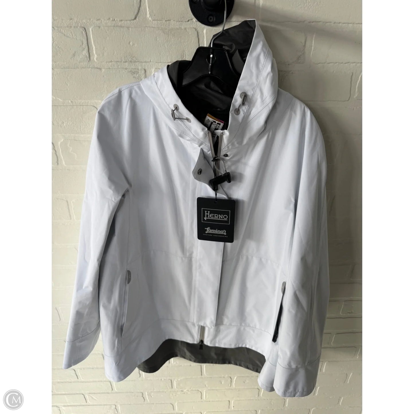 Jacket Windbreaker By Cma In White, Size: L