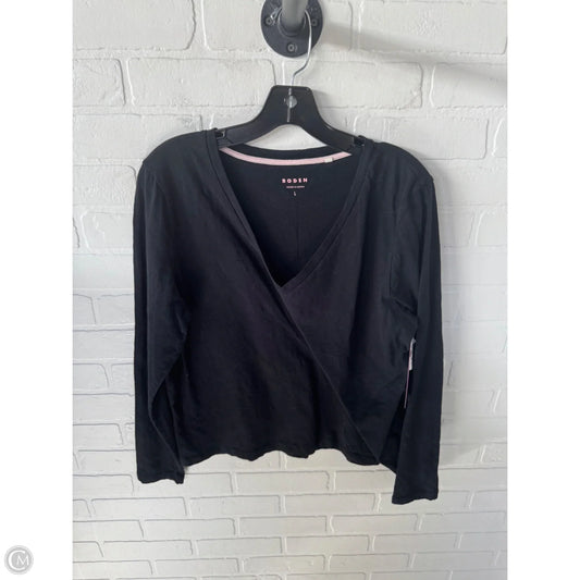 Top Long Sleeve Basic By Boden In Black, Size: L