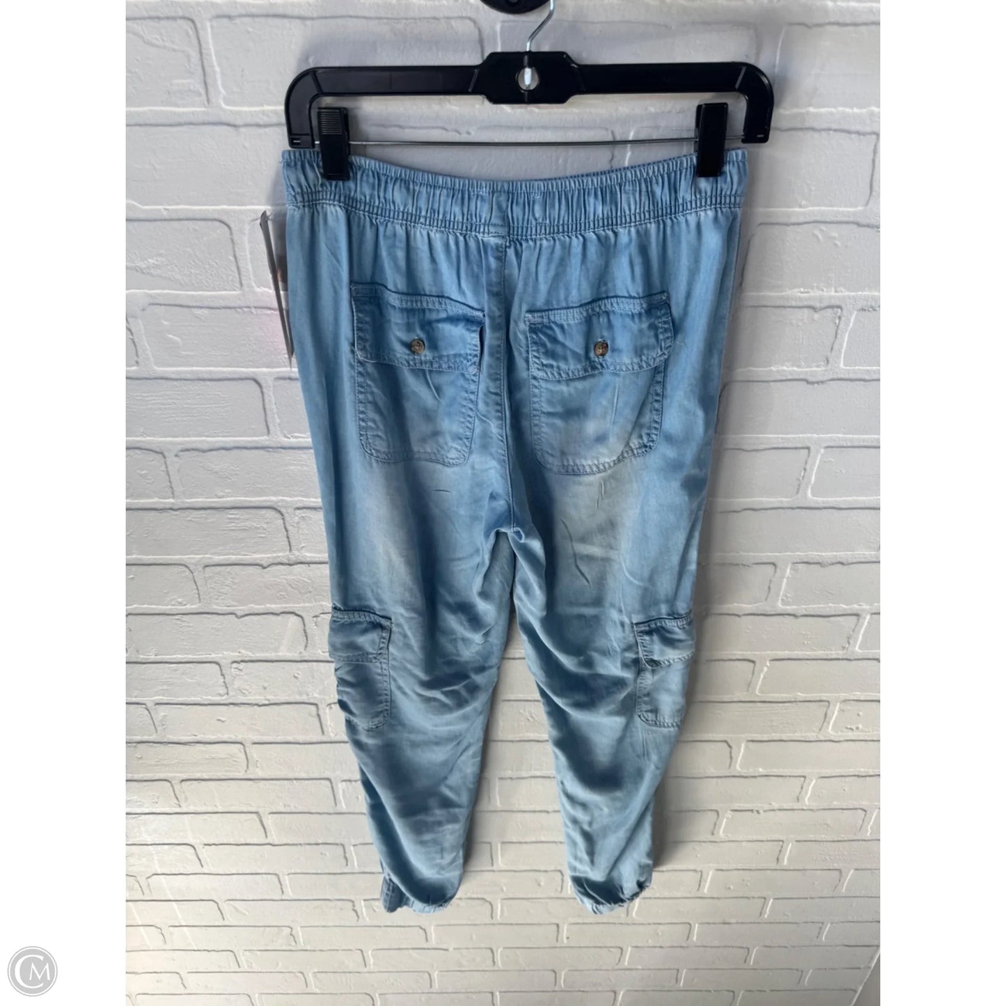 Pants Joggers By C And C In Blue Denim, Size: 0