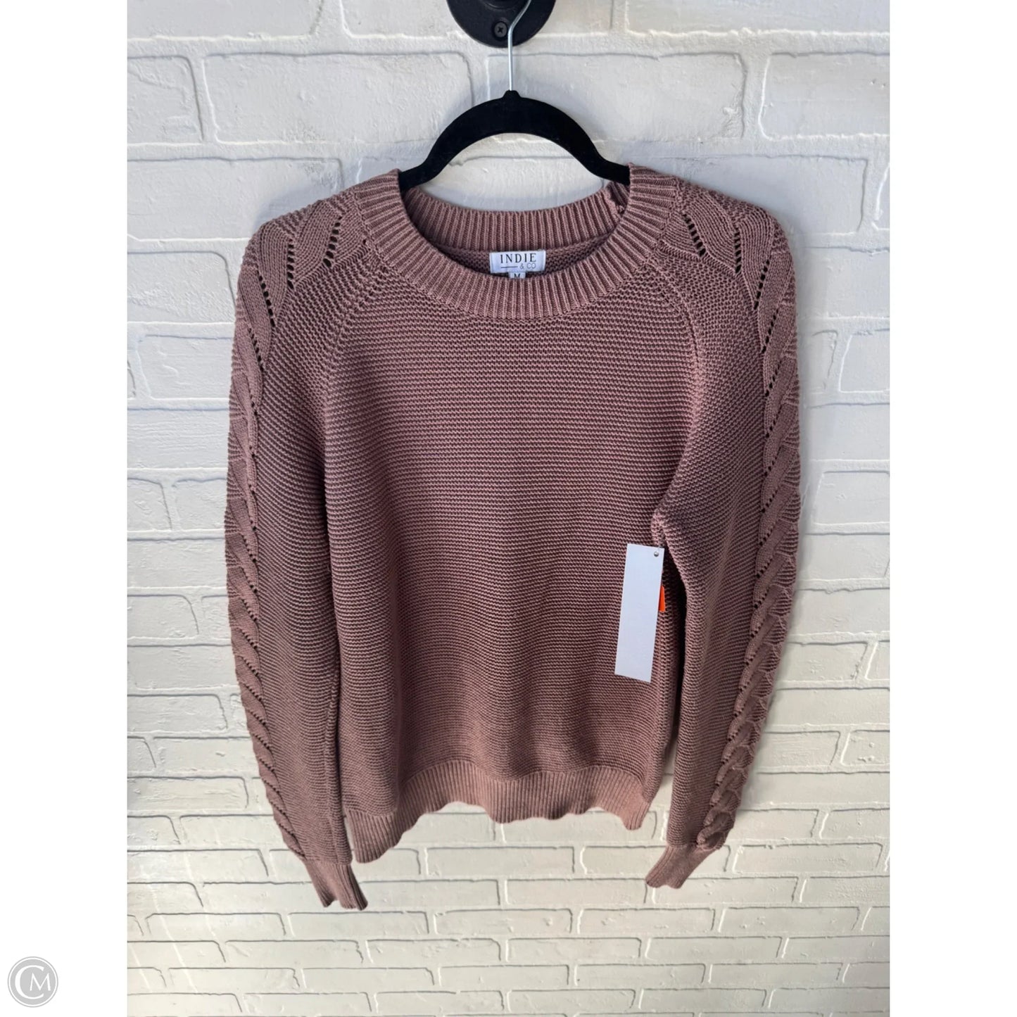 Sweater By Clothes Mentor In Brown, Size: M
