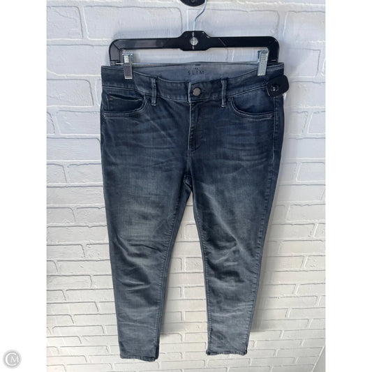 Jeans Straight By White House Black Market In Blue Denim, Size: 6