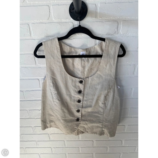 Vest Other By Gap In Tan, Size: Xl