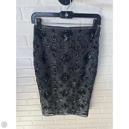 Skirt Midi By Express In Black, Size: 2