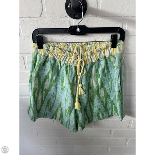 Shorts By Aerie In Green & Yellow, Size: 8