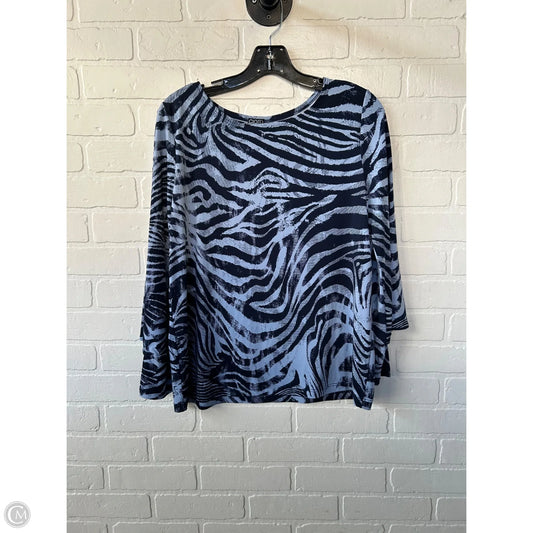 Top Long Sleeve By Clara Sun Woo In Blue, Size: S