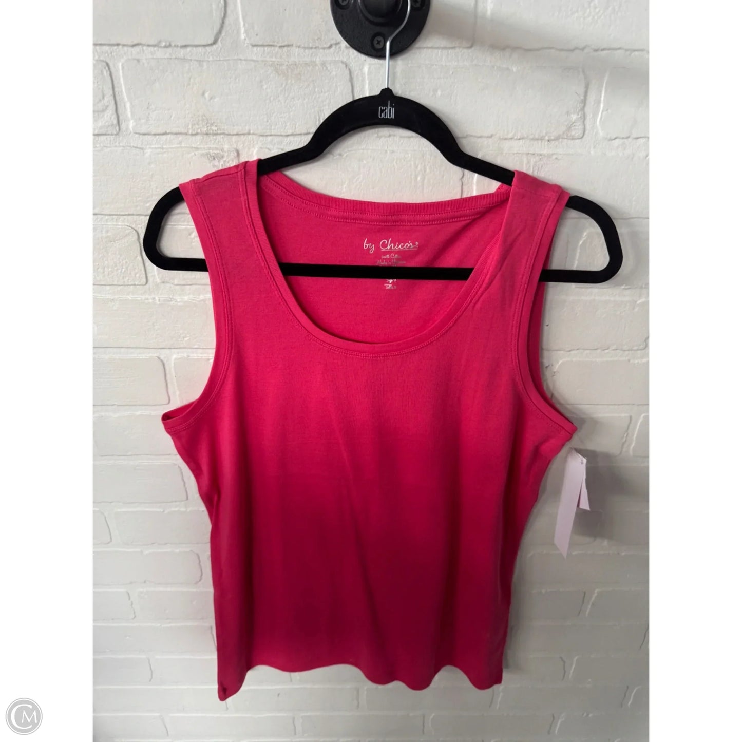 Top Sleeveless Basic By Chicos In Pink, Size: L