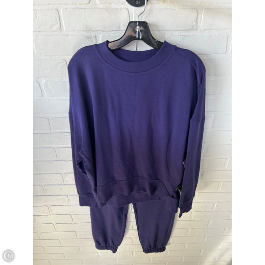 Lounge Set Pants By Dsg Outerwear In Purple, Size: M