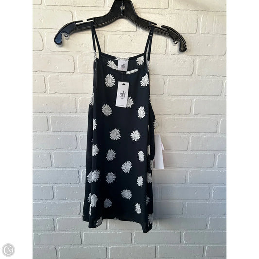 Top Sleeveless By Cabi In Blue & White, Size: M