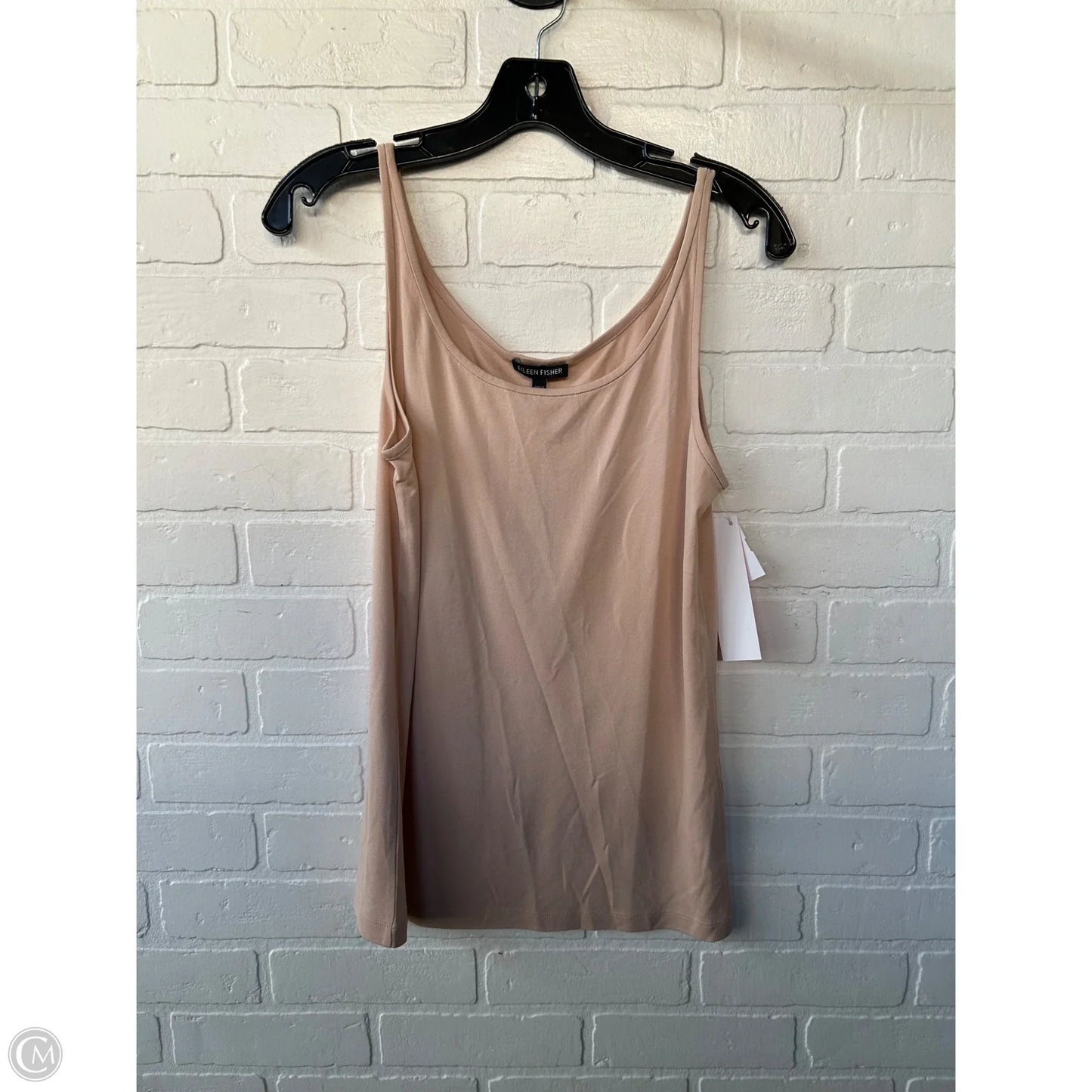 Top Sleeveless Basic By Eileen Fisher In Tan, Size: M