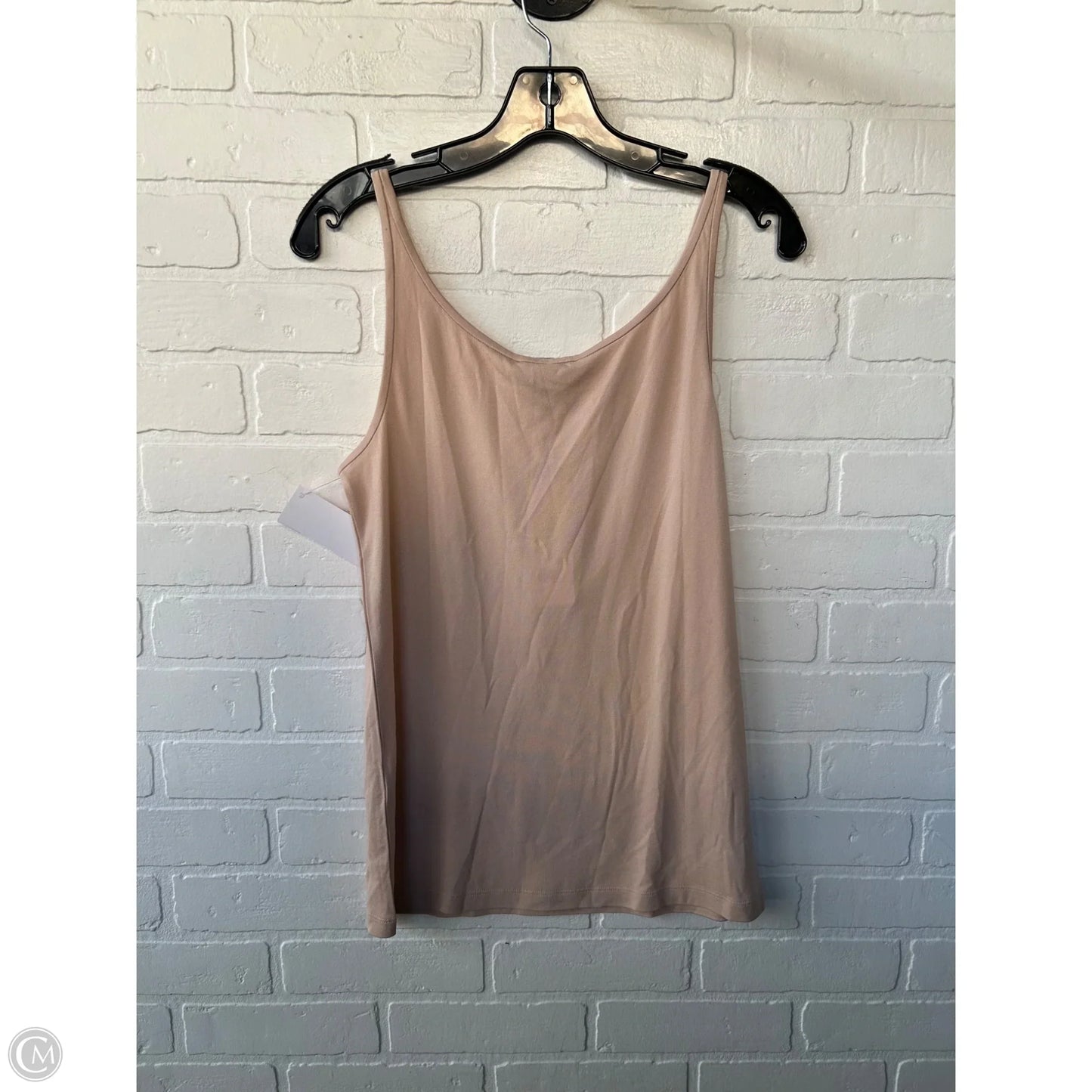 Top Sleeveless Basic By Eileen Fisher In Tan, Size: M