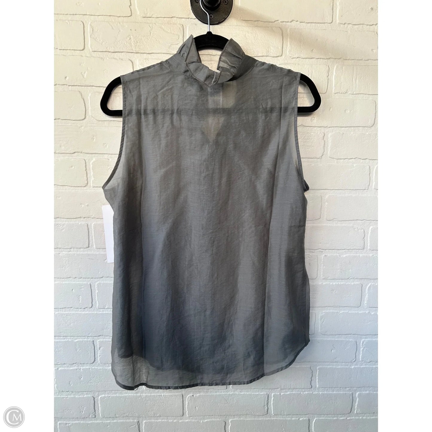Top Sleeveless By Cabi In Grey, Size: M