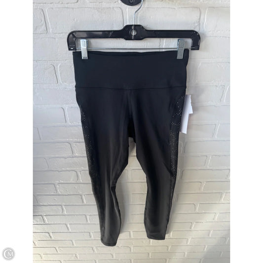 Athletic Leggings By Nike In Black & Grey, Size: 4