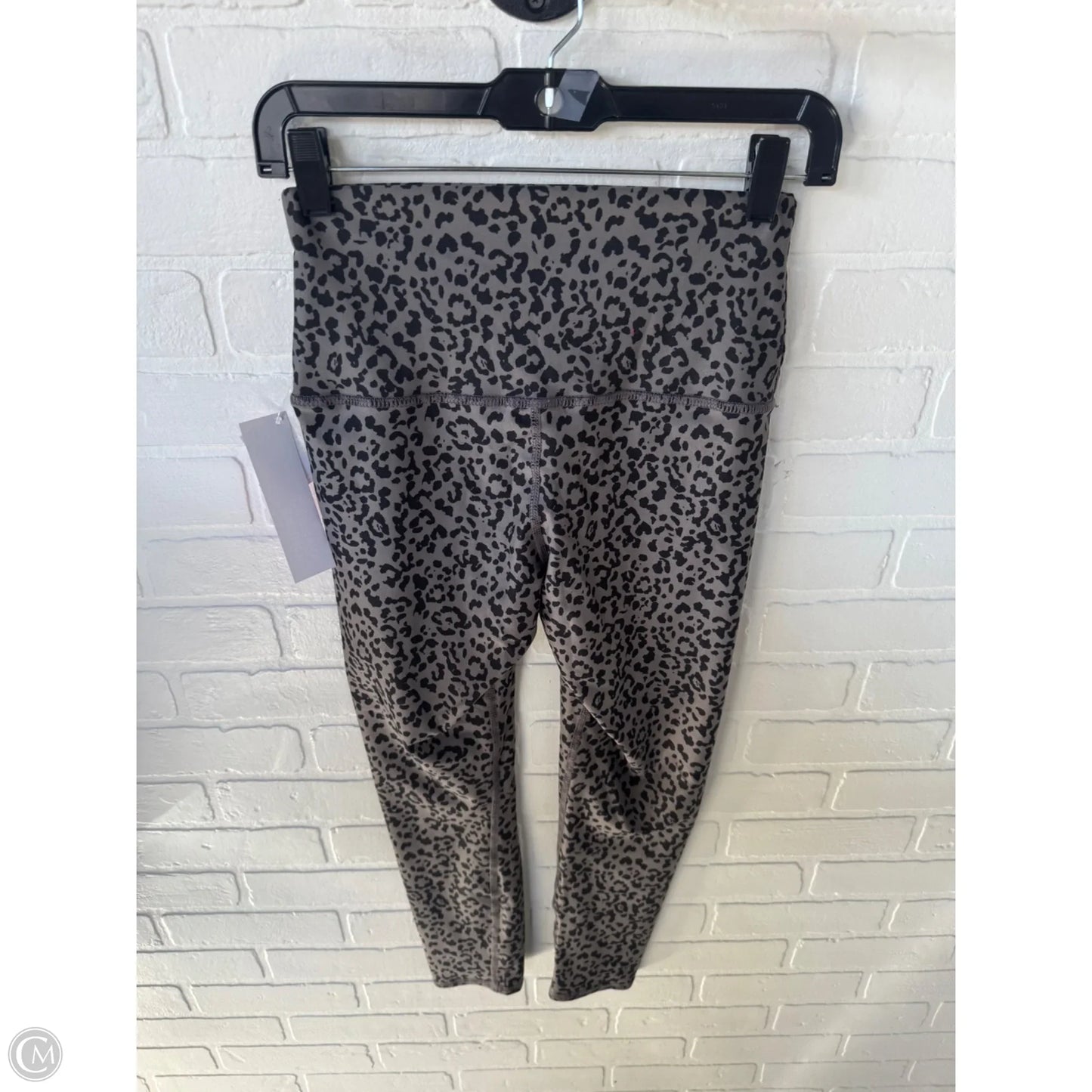 Athletic Leggings By Evolution In Black & Grey, Size: 4