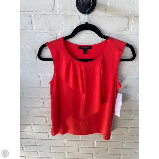 Top Sleeveless By Banana Republic In Orange, Size: Xs