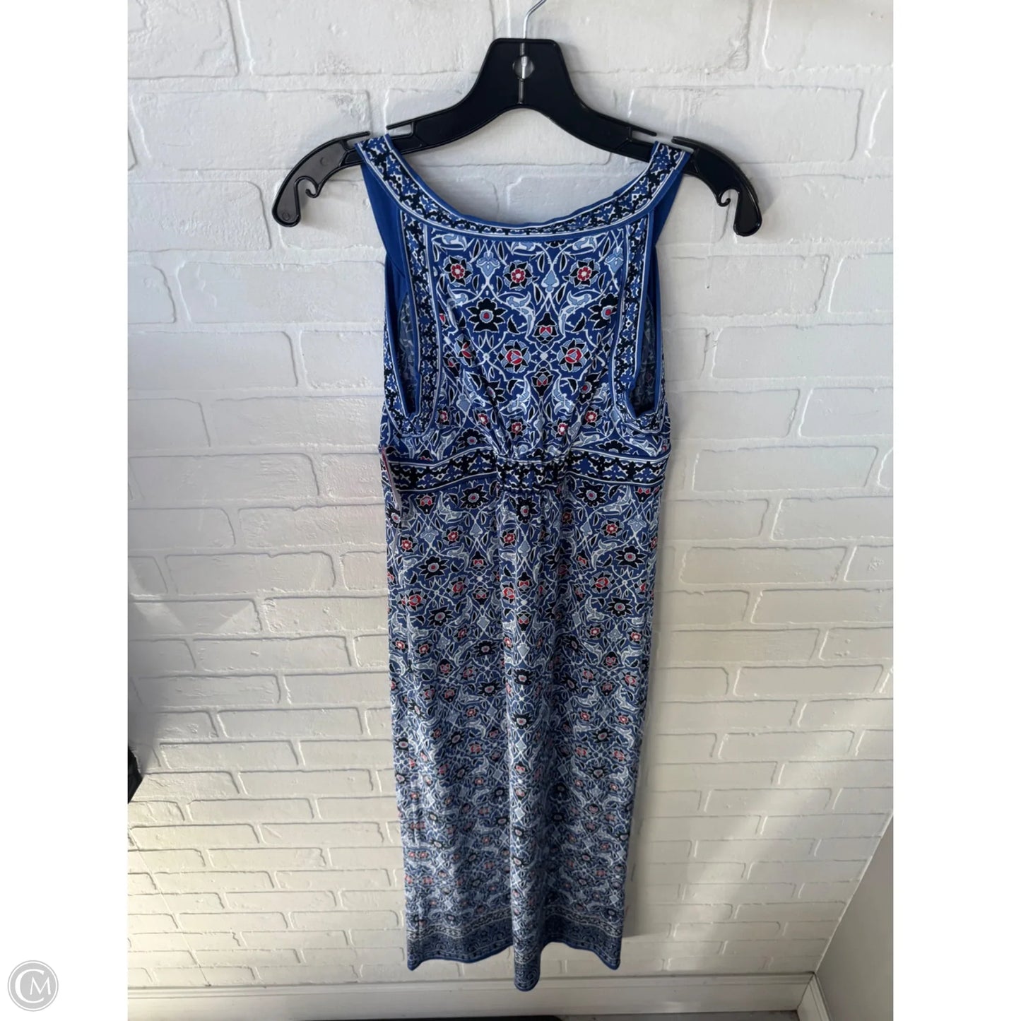 Dress Casual Maxi By Max Studio In Blue & White, Size: Xs