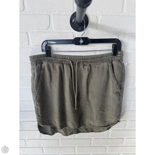 Skirt Mini & Short By Cloth & Stone In Green, Size: 8